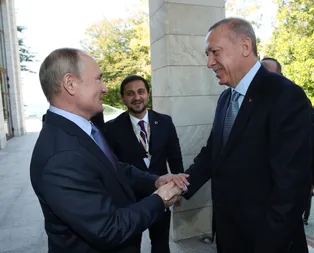 Soçi’deki Erdoğan-Putin görüşmesinde samimi kareler