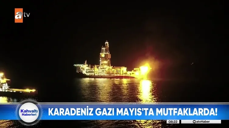 Karadeniz gazı yanmaya başladı | VİDEO
