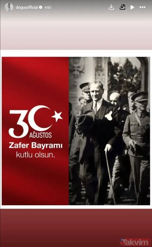 Ünlü isimlerden 30 Ağustos Zafer Bayramı’na özel paylaşımlar! Esra Erol, Müge Anlı, Seda Sayan... - 5