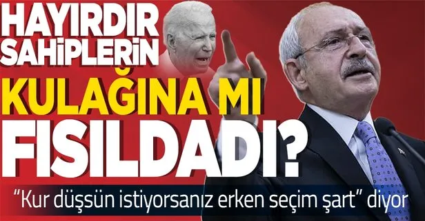 CHP lideri Kılıçdaroğlu kimden söz aldı? İtiraf gibi açıklama: Sandık geldiği andan itibaren döviz düşer