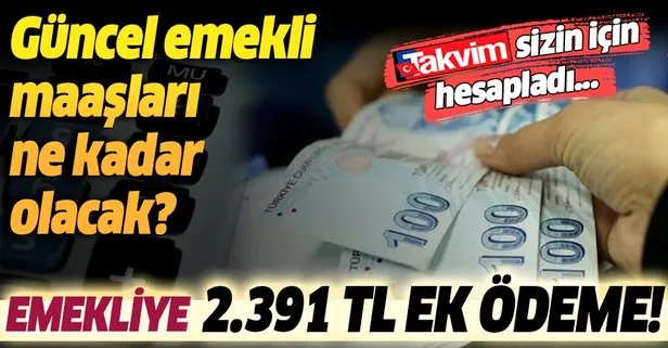 Emekliye 3 zam