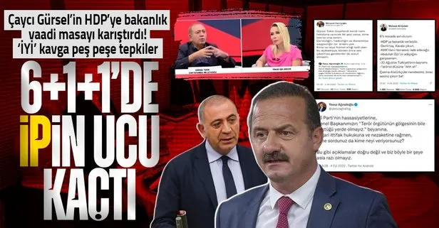 CHP’nin HDP’ye bakanlık vaadi masada kriz çıkardı! Gürsel Tekin’e İYİ Parti ve CHP’den peş peşe tepkiler