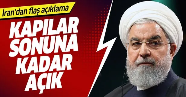 İran Cumhurbaşkanı Ruhani’den flaş nükleer açıklaması: Müzakere kapısı sonuna kadar açık