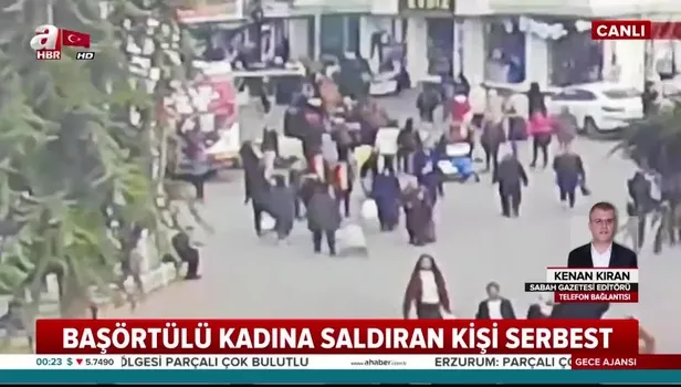 Çatalca’da başörtülü kadına çirkin saldırı!