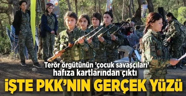 Hafıza kartlarından YPG/PKK’nın ’çocuk savaşçıları’ çıktı