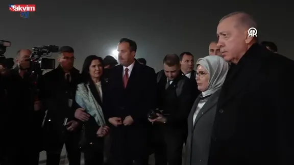 Başkan Erdoğan Türkmenistan'da