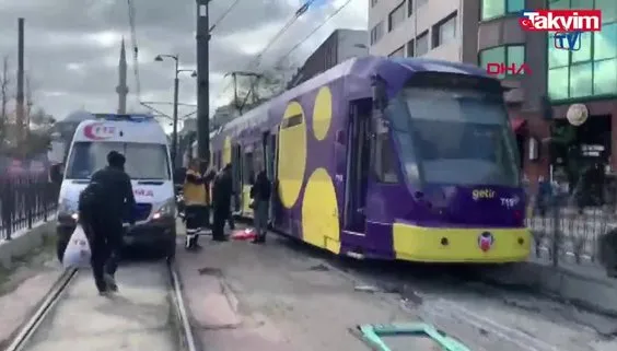 Kabataş’ta tramvay kazası: 4 yaralı