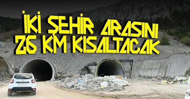 Demirkapı Tüneli’nde son etap! İki şehir arasını 26 km kısaltacak