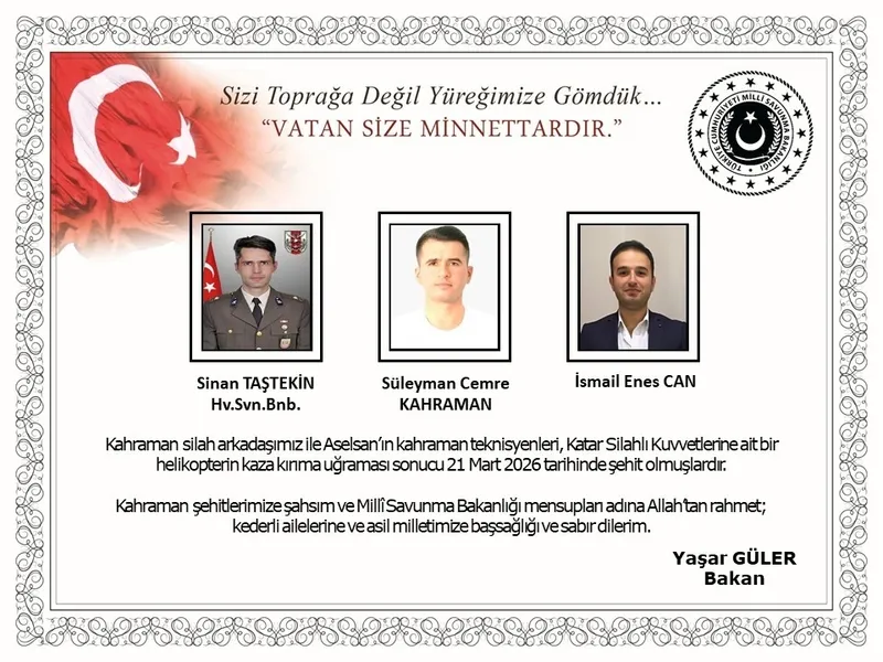 katarda-ariza-yapan-helikopter-dustu-msb-aci-haberi-duyurdu-1i-turk-silahli-kuvvetleri-ikisi-aselsan-personeli-1774179900401.jpeg Katar'da arıza yapan helikopter düştü! MSB şehitlerimizin kimliklerini açıkladı: Biri binbaşı ikisi ASELSAN personeli-1