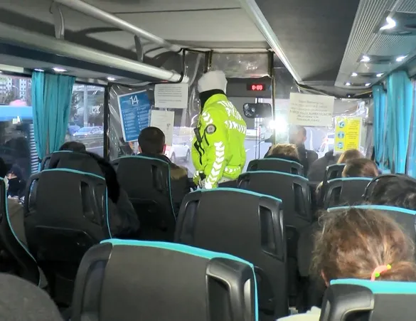 Okullar başladı servisler denetimde!