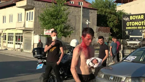 Denizli'de iki aile birbirlerine girdi! Levye, taş ve sopa ile...-2