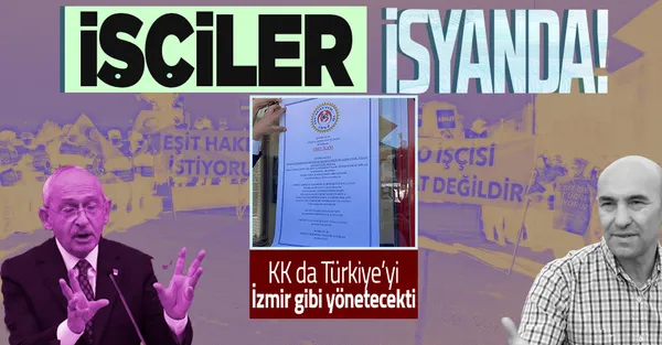 CHP’li Tunç Soyer’in yönetimindeki İzmir’de metro çalışanları toplu iş sözleşmesi için grevde!-1
