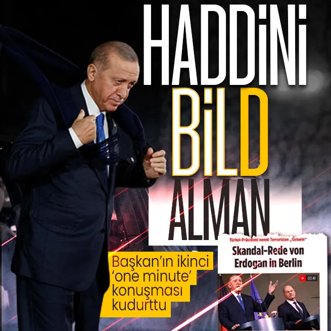 Başkan Erdoğan konuştu Alman Bild gazetesi yine kudurdu! İkinci ’one minute’ konuşmasını ’skandal’ olarak manşetlediler