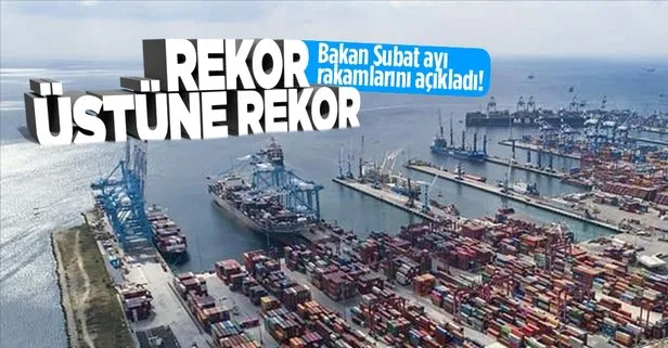 Ticaret Bakanı Mehmet Muş güzel haberi duyurdu: Tüm zamanların en yüksek şubat ayı ihracat rakamı