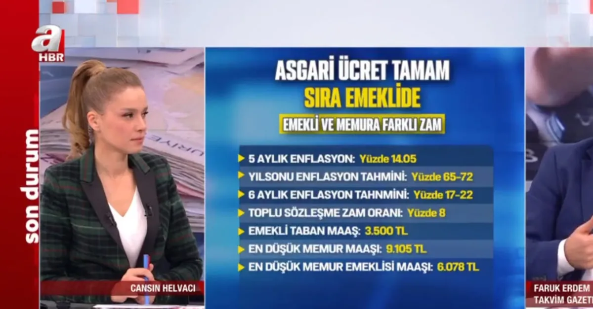 Emekli ve memurlar yeni yılda ne kadar zam alacak? Uzman isim A Haber'de değerlendirdi