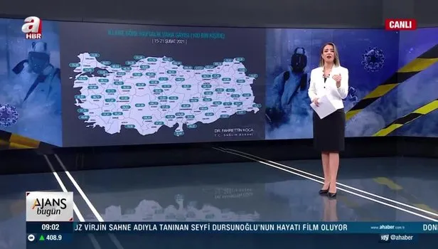 Türkiye'nin haftalık vaka sayısı! En fazla vakanın olduğu Karadeniz alarm veriyor