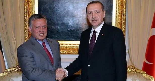 Başkan Erdoğan, Ürdün Kralı ile bir araya geldi