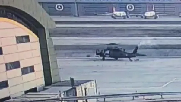 SON DAKİKA: Sabiha Gökçen'de yaşanan helikopter kazasının videosu ortaya çıktı-4