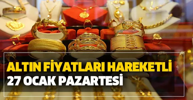 Altın fiyatları haftanın ilk günü hareketli! 27 Ocak anlık gram, çeyrek, yarım, tam altın fiyatları ne kadar?-1