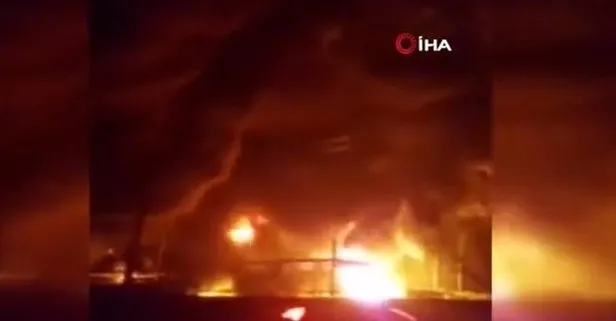Ukrayna’nın Jitomir bölgesindeki yakıt deposu vuruldu