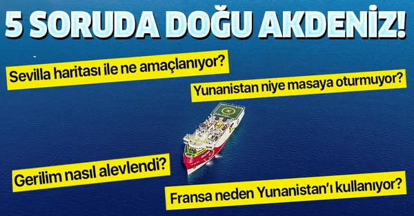 Sevilla haritası ile amaçlanan ne? Fransa Yunanistan’ı neden kışkırtıyor? İşte 5 soruda Doğu Akdeniz!-1