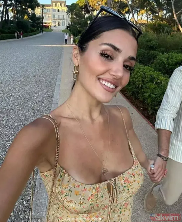 Hande Erçel ve Hakan Sabancı'dan meydan okuma gibi paylaşım! Ya kolları ya bacakları görünüyordu bu kez tamamen paylaştılar - 6