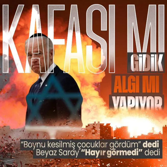 ABD yine neyin peşinde? Biden gördüm dedi Beyaz Saray görmedi dedi