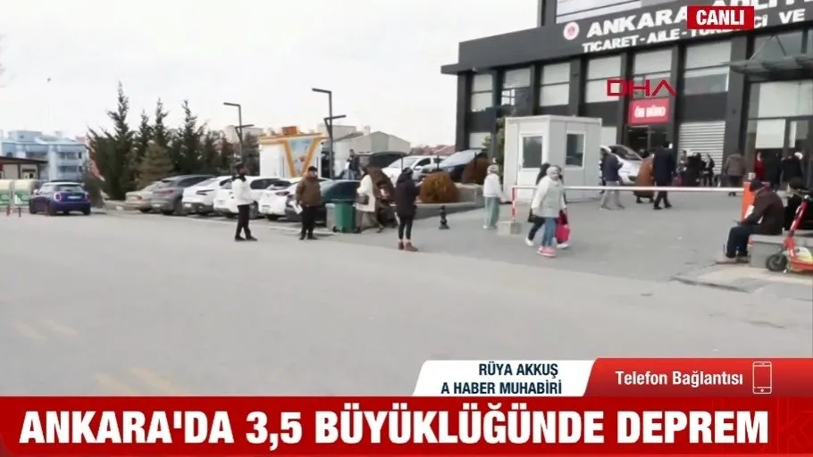 Ankara’da deprem! AFAD büyüklüğü açıkladı!