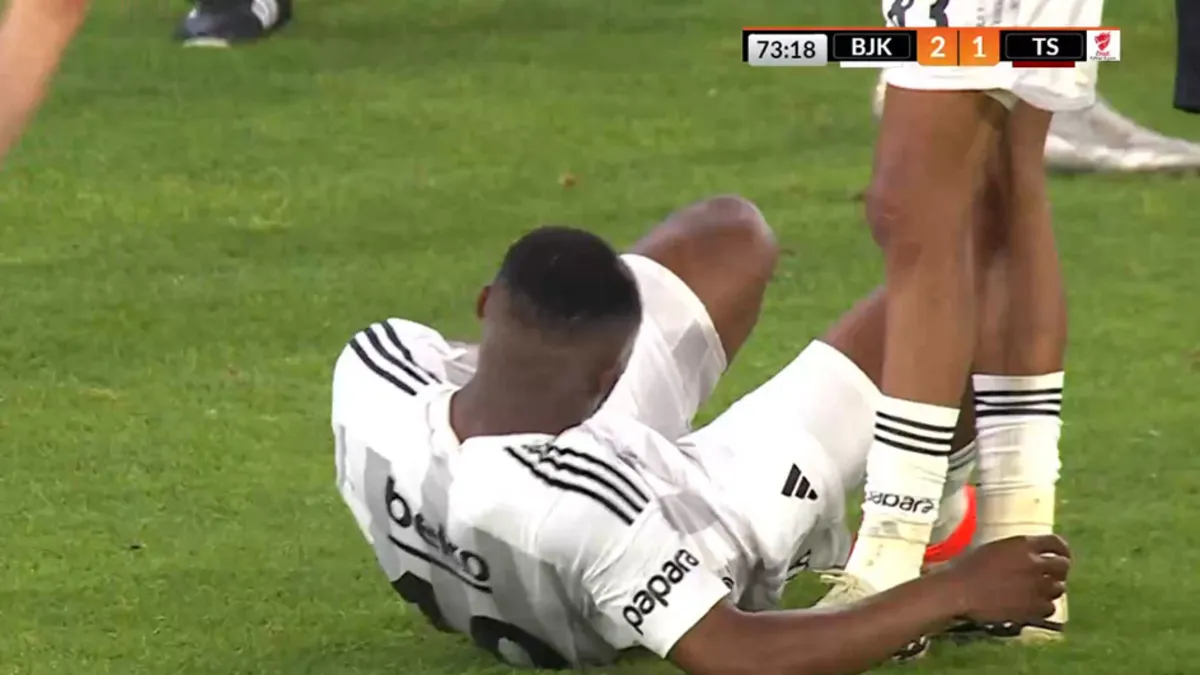 Beşiktaş'ta sakatlık şoku! Oyuna devam edemedi