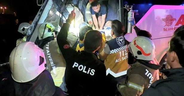 Çatalca’da korkutan kaza!