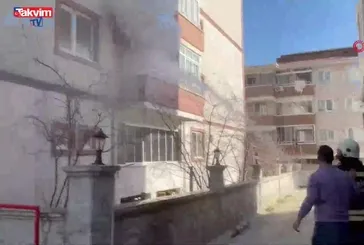 Çorlu'da yangın! | Son dakika videolu haberler