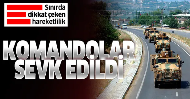 Sınır birliklerine komando sevkiyatı
