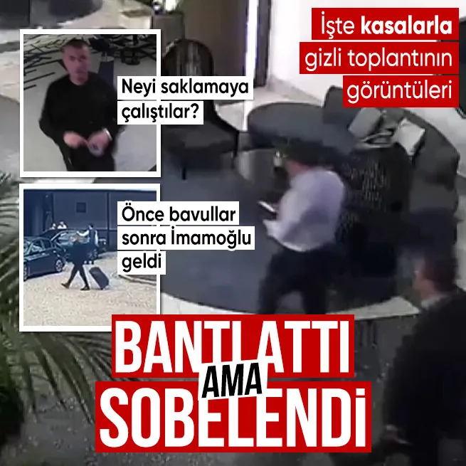 Ekrem İmamoğlu otelde o isimlerle ne görüştü? Gizli toplantı öncesi kameraları bantla kapattılar | Bavullar önden geldi