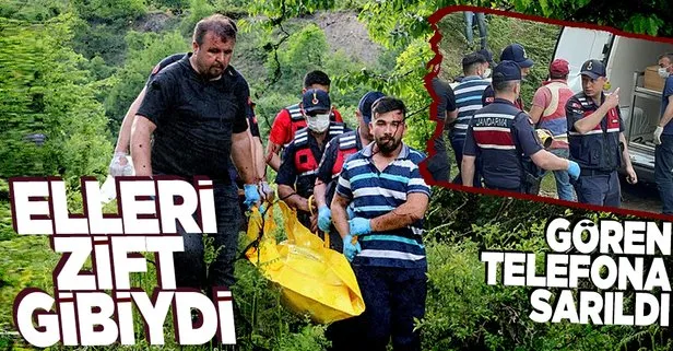 Zonguldak’ta ormanlık alanda erkek cesedi bulundu: Dere içinde bayağı bir kötü haldeydi...