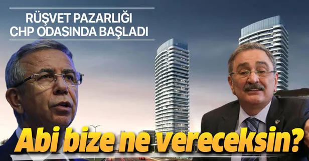 Mansur Yavaş'ın rüşvet pazarlığı CHP odasında başladı: "Abi bize ne vereceksin?"