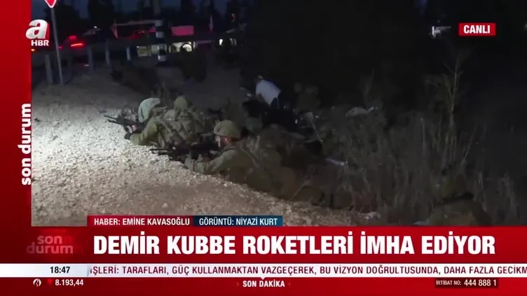 A Haber Gazze'de! Canlı yayında ardı ardına patlama sesleri! Hemen siper aldılar
