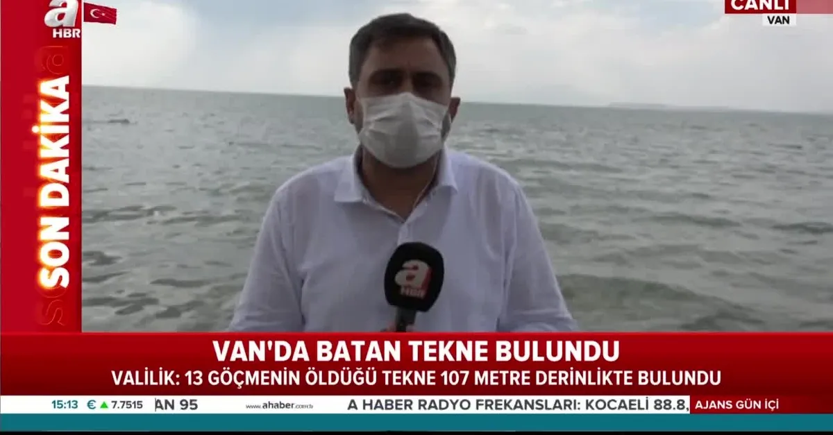 Son dakika: Van'da batan tekne bulundu