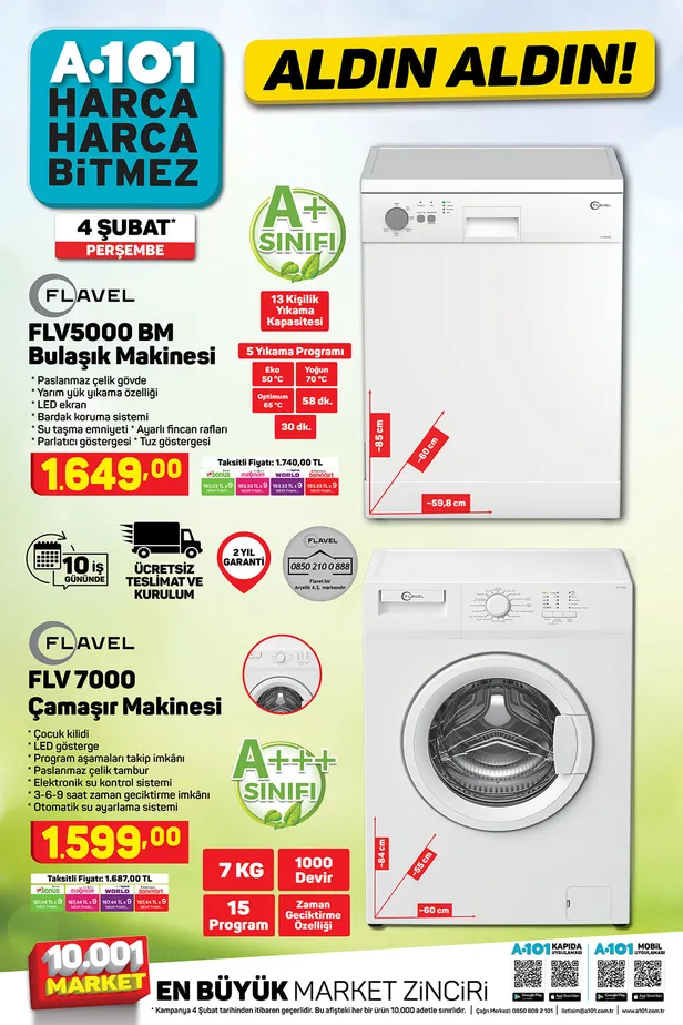 A101 aktüel ürünler kataloğu 4 Şubat 2021! A101 aktüel katalog yine dopdolu! Samsung televizyon…-5