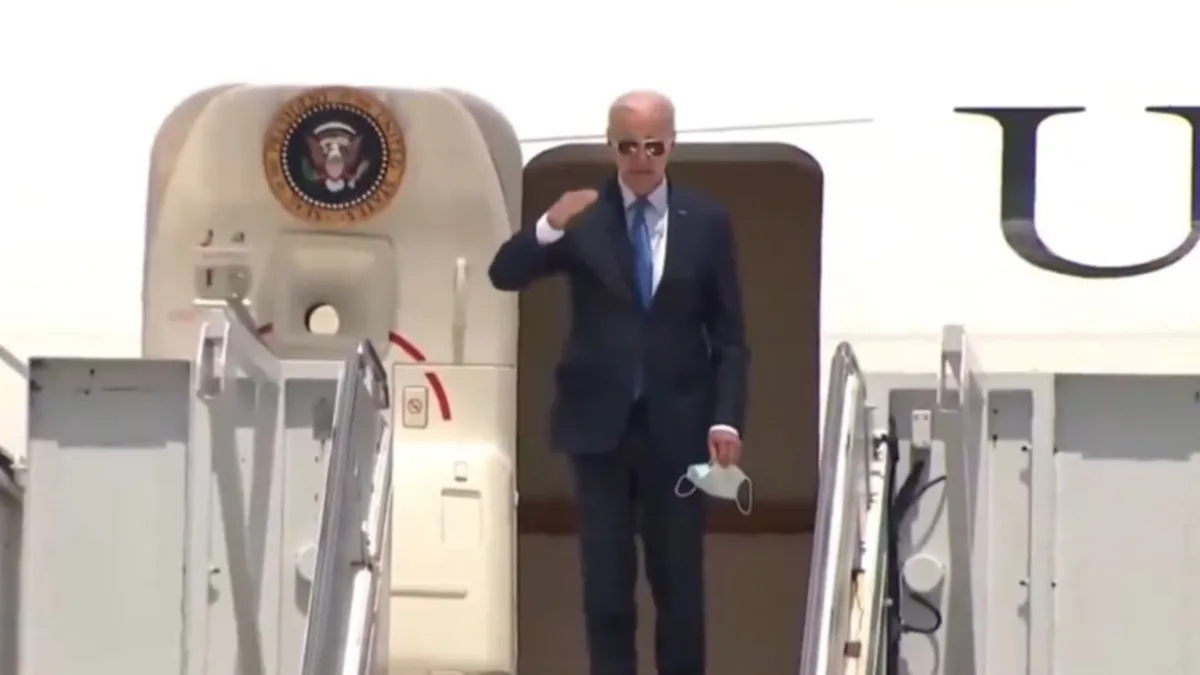 Biden adaylıktan çekildikten sonra ilk kez görüntülendi!