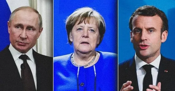Putin, Merkel ve Macron telefonda görüştü: Masada Ukrayna var