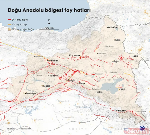 İşte Türkiye'nin diri fay hatları! Herkes oturduğu yeri merak ediyor... O bölgeye dikkat! - 2
