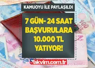 Kamuoyu ile paylaşıldı! 7 gün- 24 saat başvurulara 10.000 TL yatıyor! Nakit para ihtiyacınıza anında çözüm geldi