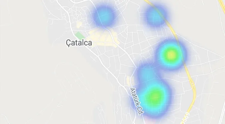 İstanbul'un güncel koronavirüs yoğunluk haritası! İşte ilçe ilçe İstanbul koronavirüs vaka haritası | Hayat Eve Sığar - 15