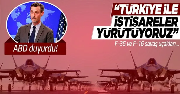 ABD’den son dakika F-35 açıklaması: Türkiye ile istişareler yürütüyoruz