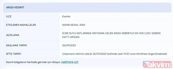 İstanbul'un 11 ilçesinde su kesintisi (Arnavutköy, Zeytinburnu, Sarıyer...) Sular ne zaman gelecek? - 3