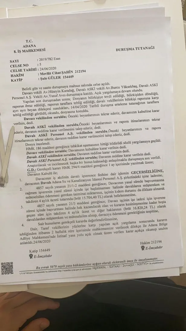 Mahkeme kararını verdi! CHP'li Adana Büyükşehir Belediyesi’nde işten çıkarılan 328 kişi işe iade edilecek-4