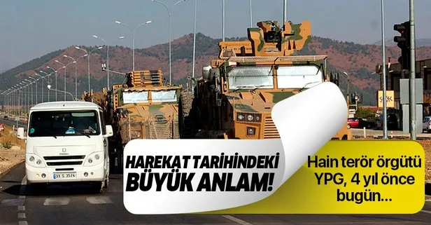 Barış Pınarı Harekatı’nın tarihinin büyük önemi! YPG, 4 yıl önce bugün...