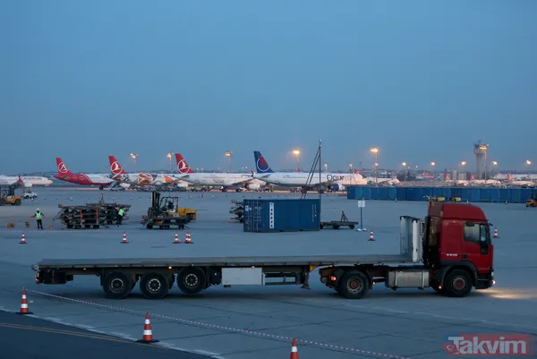 Tarihi taşınmada aprondaki son yoğunluk Kule'den de görüntülendi - 45