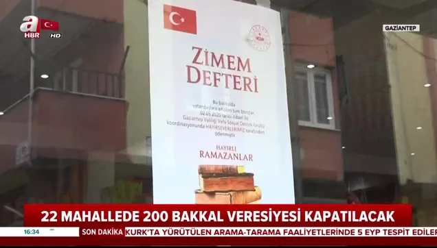 Bir Osmanlı geleneği 'Zimem Defteri' projesiyle Gaziantep'te 22 mahallede 200 bakkaldaki borçlar ödendi