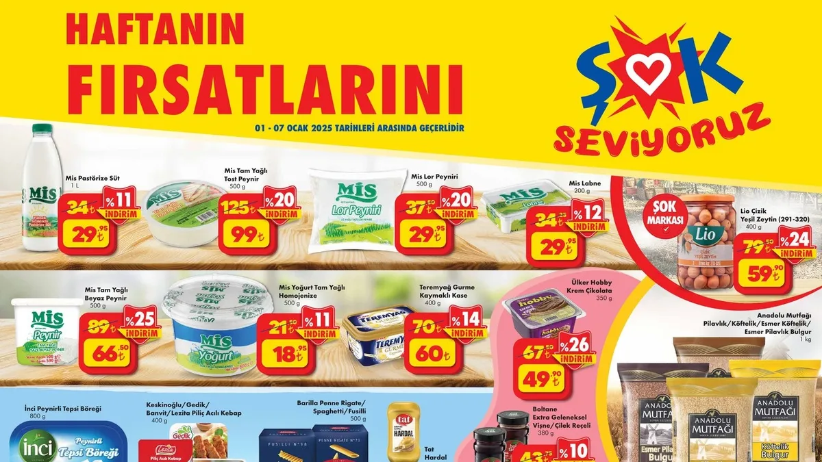 7 Ocak 2025 ŞOK aktüel kataloğu; O üründe yüzde 40 indirim var